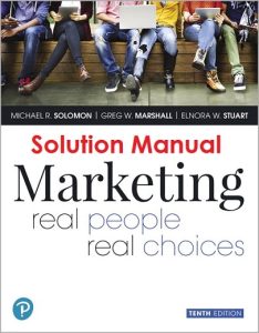 Solution Manual for Marketing 10th Edition Michael Solomon Greg Marshall