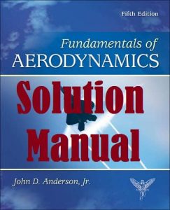 Solution Manual for Fundamentals of Aerodynamics 5th Edition John Anderson